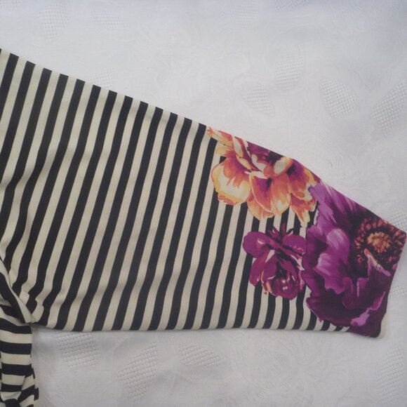 Cocktail Curvy Ruched Wrap Sheath Dress Belted Midi Bodycon 3/4 Sleeve Plus 1X - Picture 10 of 11